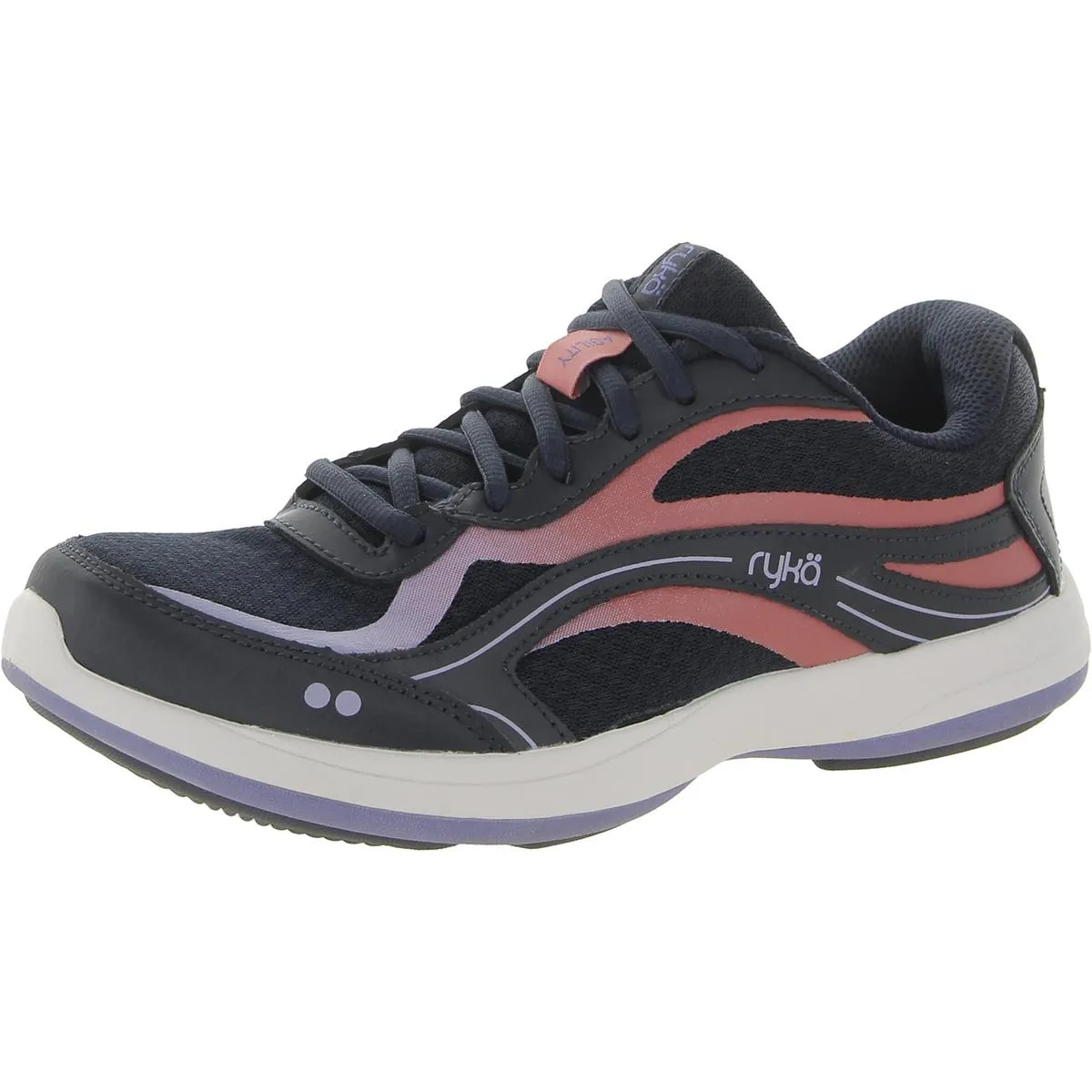 AGILITY Womens Leather Walking Athletic and Training Shoes