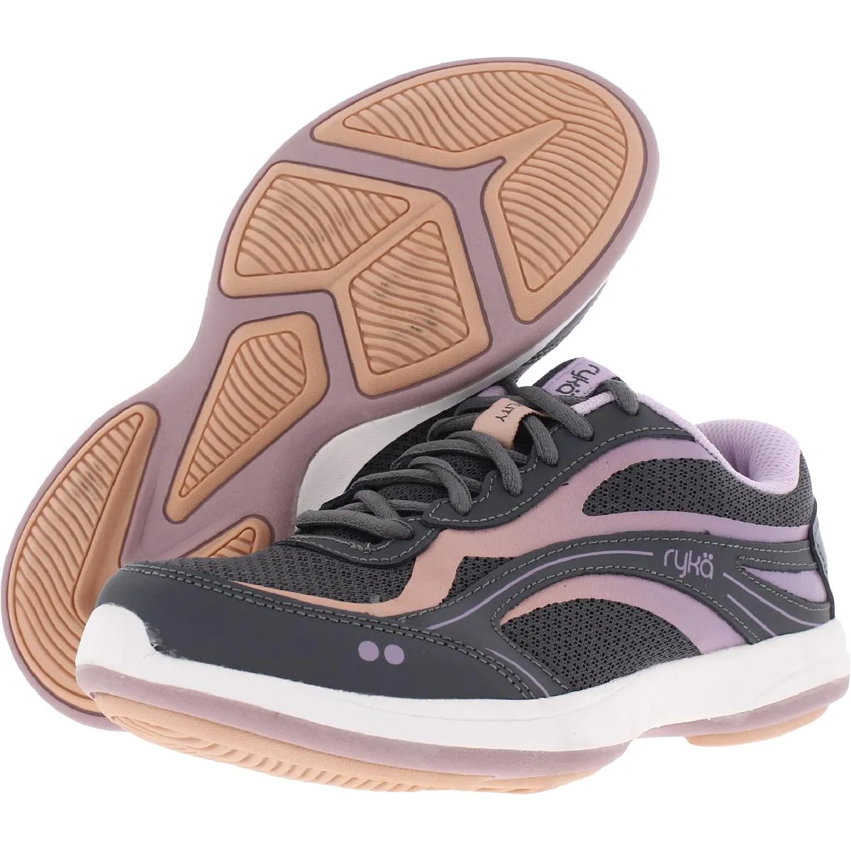 AGILITY Womens Leather Walking Athletic and Training Shoes