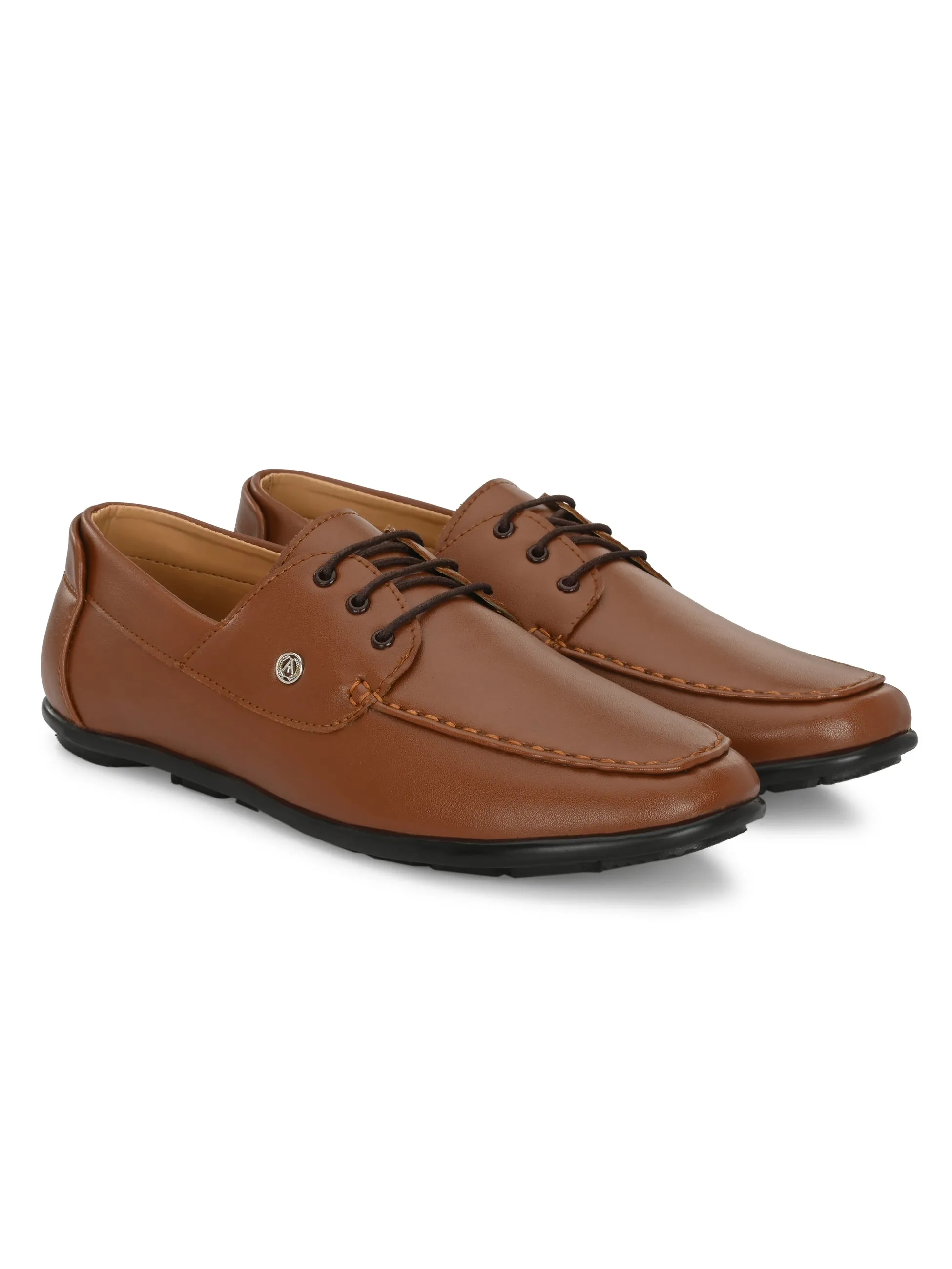 Alberto Torresi Moore Men's Tan Boat Shoes