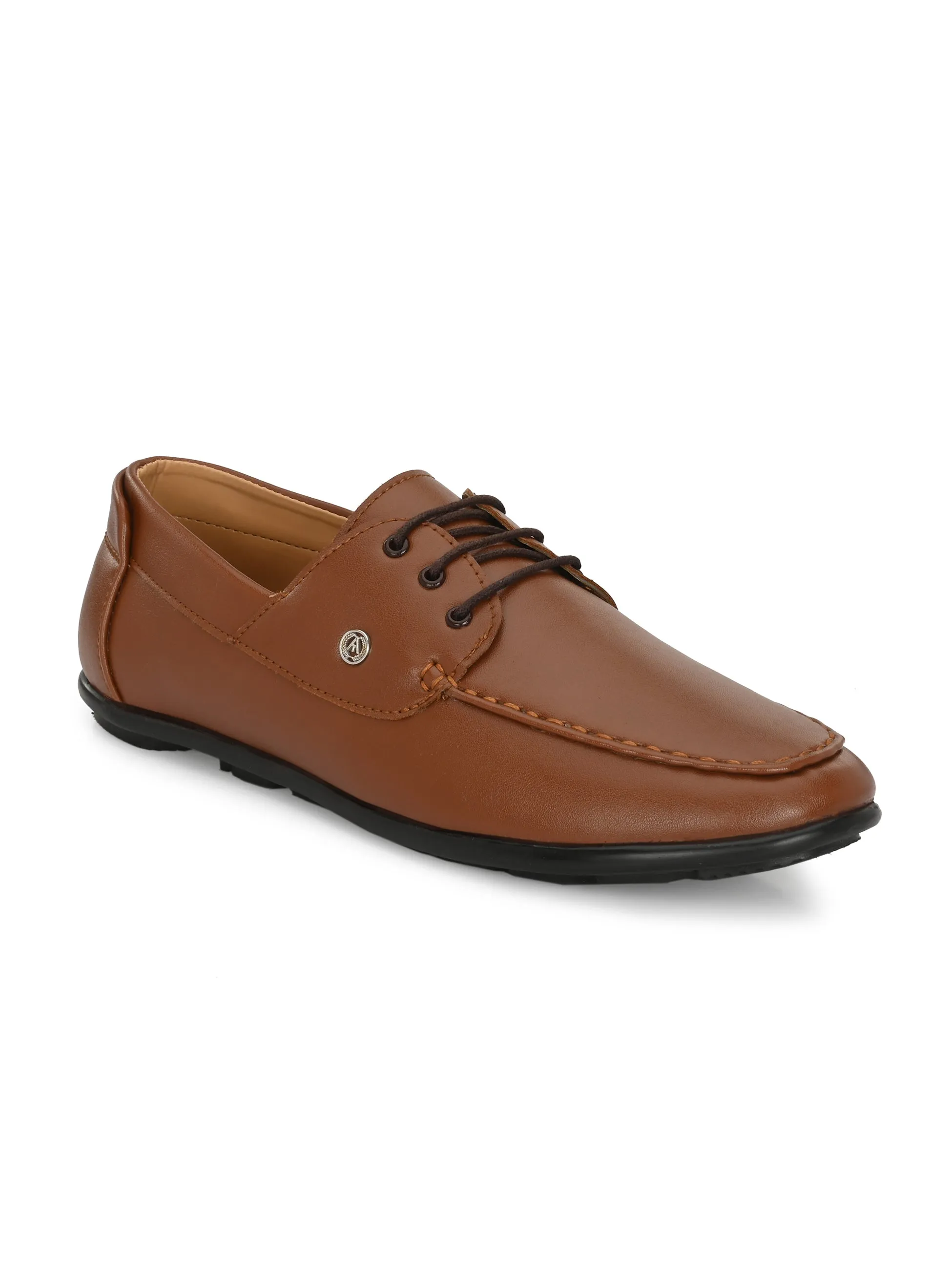 Alberto Torresi Moore Men's Tan Boat Shoes