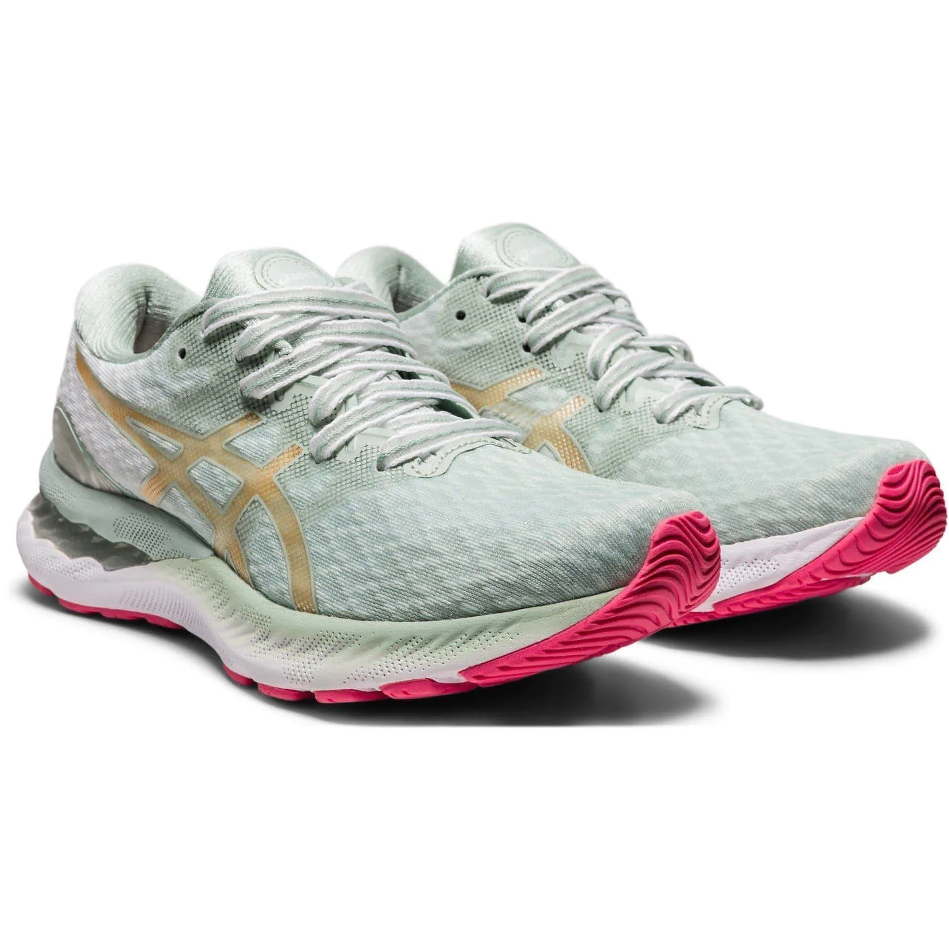 Asics Gel Nimbus 23 Sakura Womens Running Shoes - Green