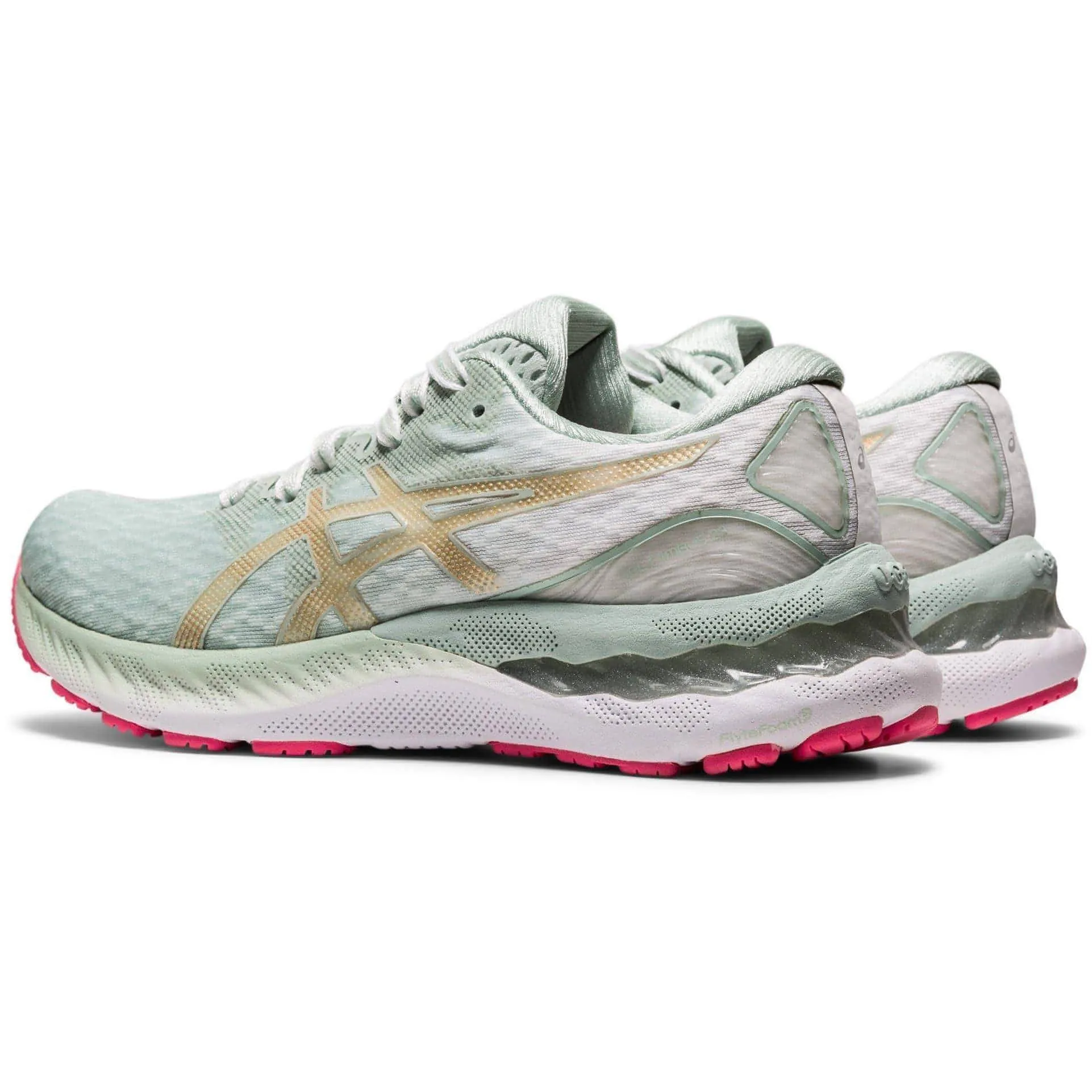 Asics Gel Nimbus 23 Sakura Womens Running Shoes - Green