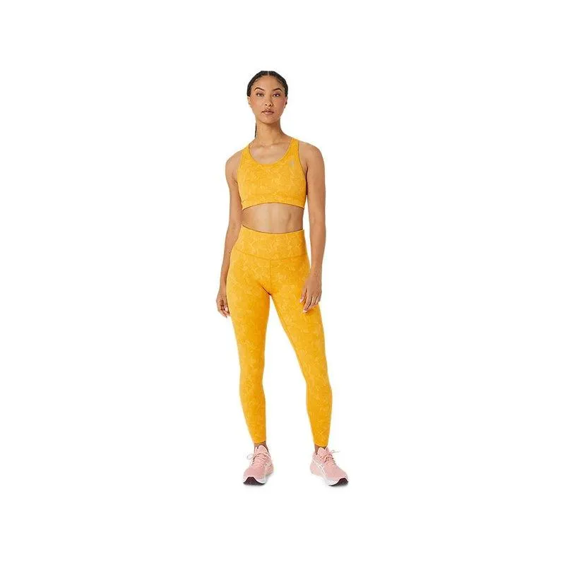 Asics Women's RunKoyo Jacquard  Tight - Tiger Yellow