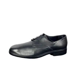 Bally Mens Nelix Black Leather Plain Oxfords Shoes