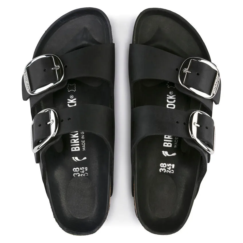 'Birkenstock' Women's Arizona Big Buckle Leather Sandal - Black