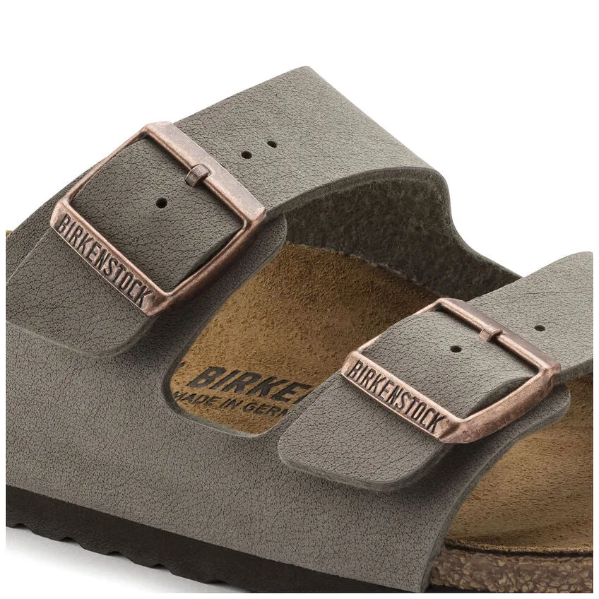 'Birkenstock' Women's Arizona Birkibuc Sandal - Stone