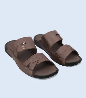 BM0760-BROWN-Men Slipper