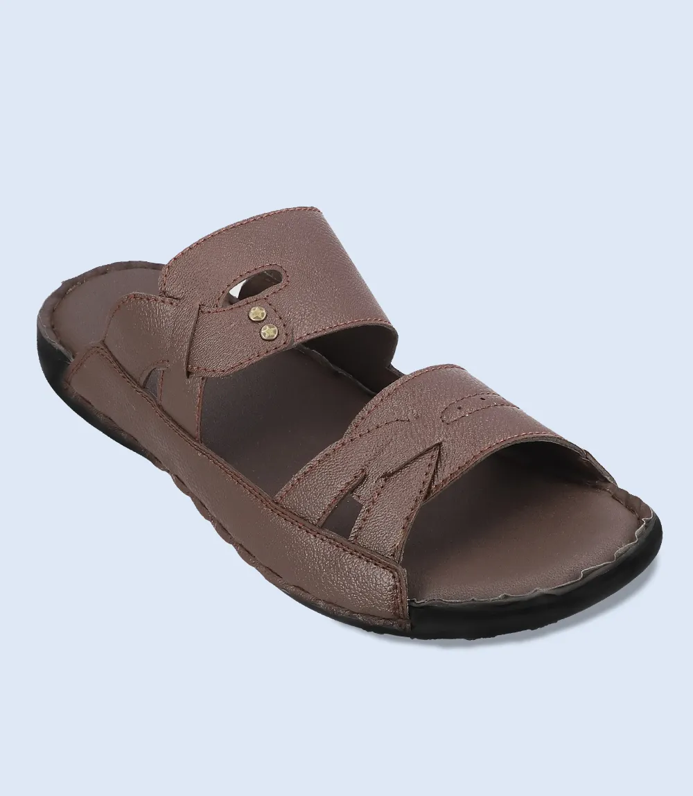 BM0760-BROWN-Men Slipper