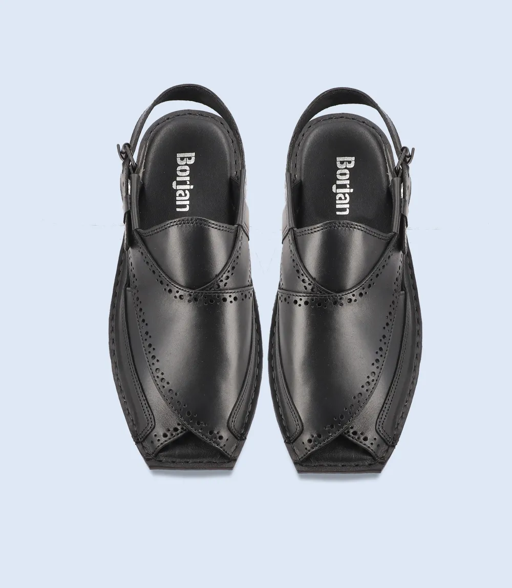 BM4546-BLACK-Men Peshawari's