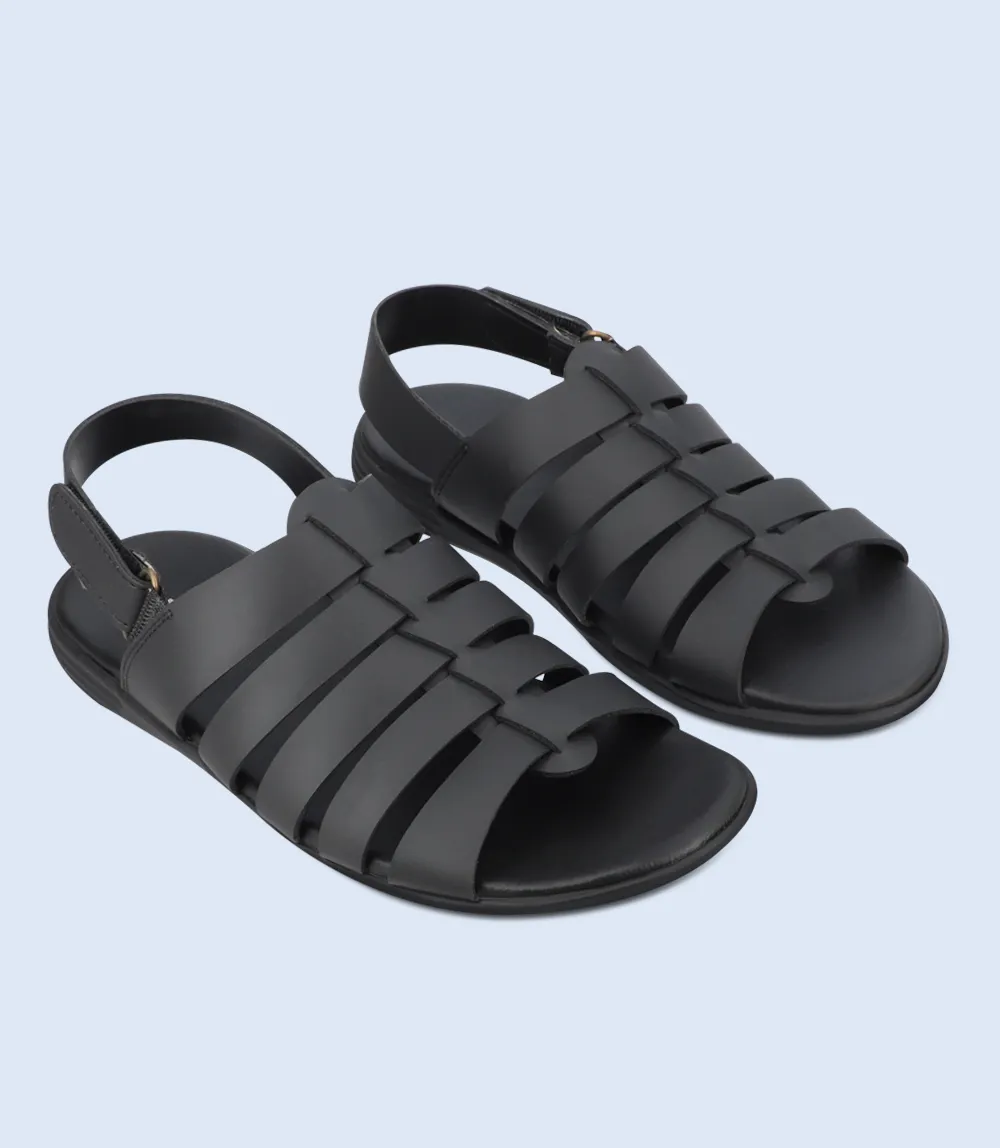 BM5674-BLACK-Men Sandals