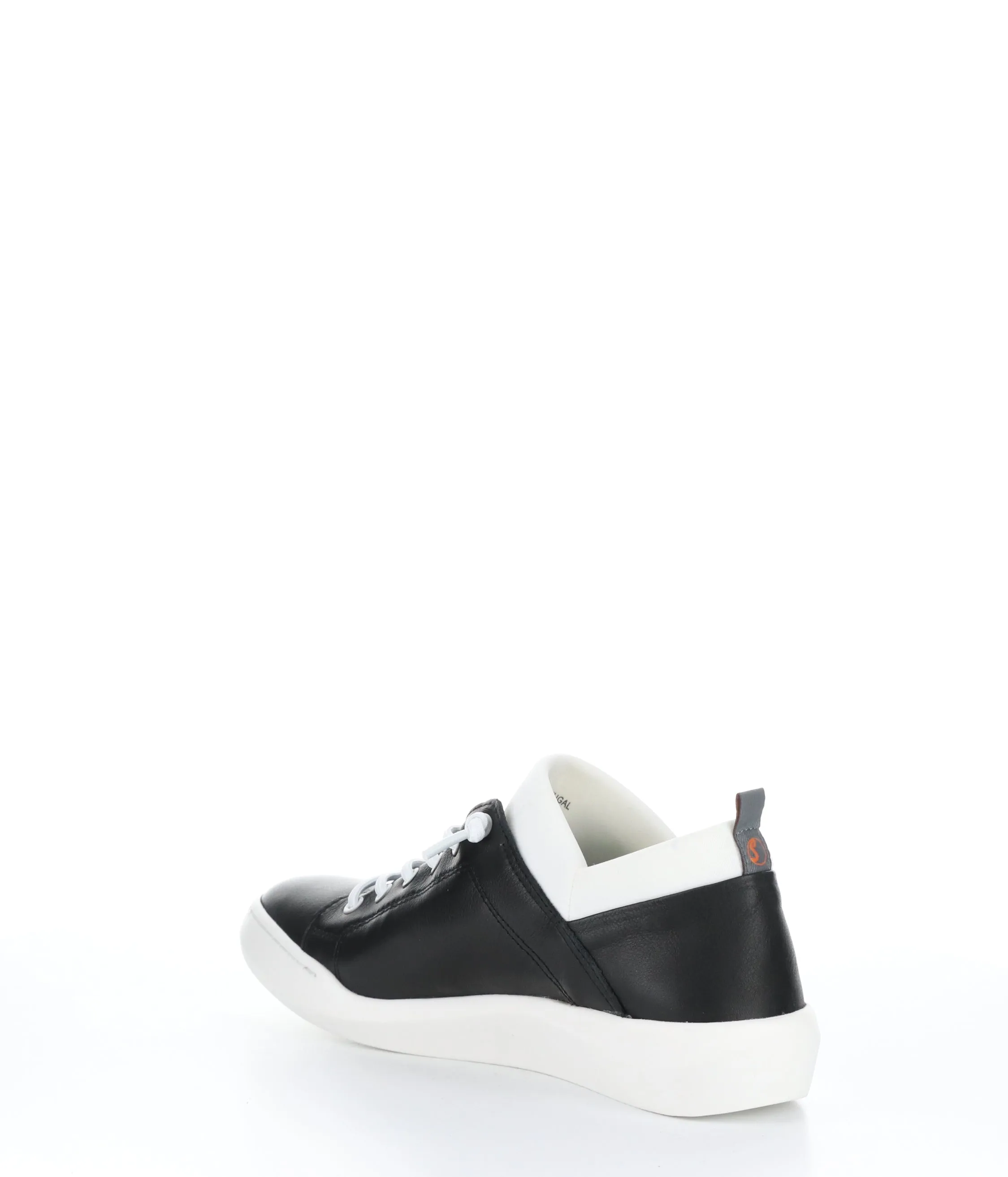 BONN667SOF Black White Round Toe Shoes