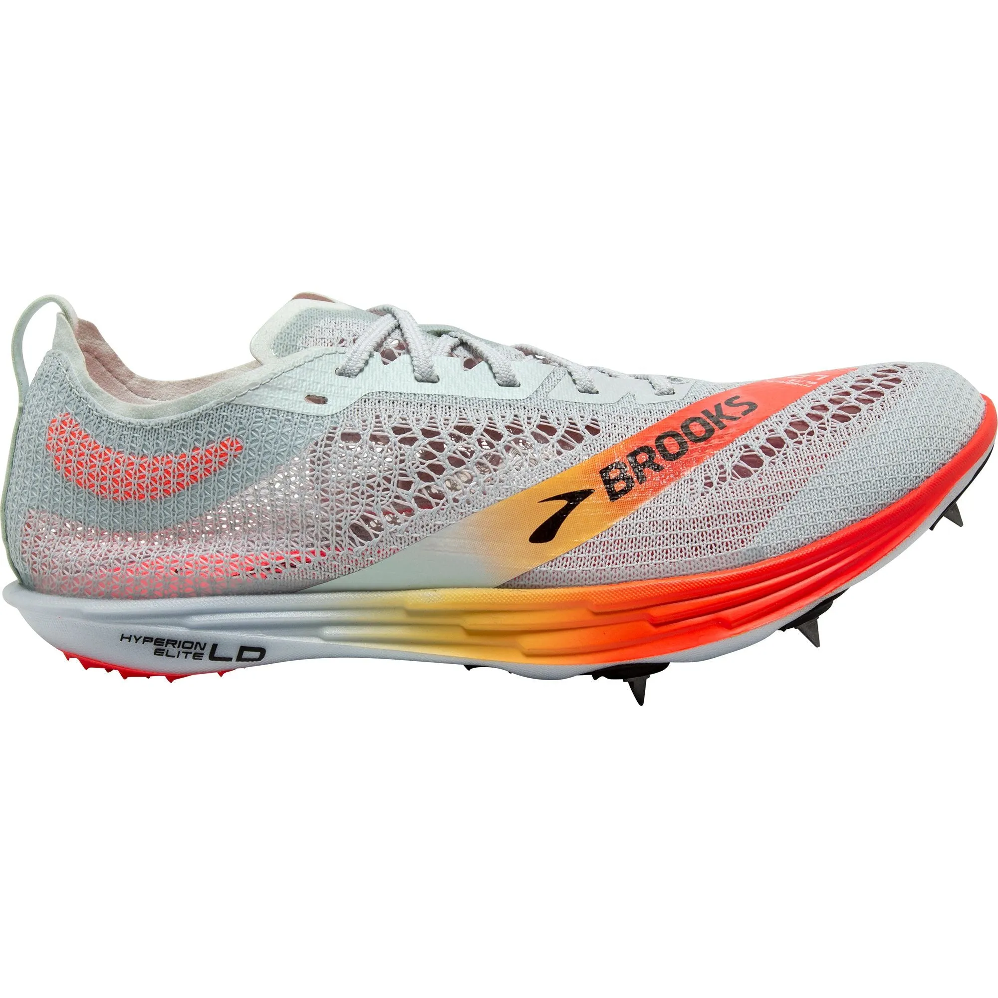 Brooks Hyperion Elite LD Running Spikes - Grey