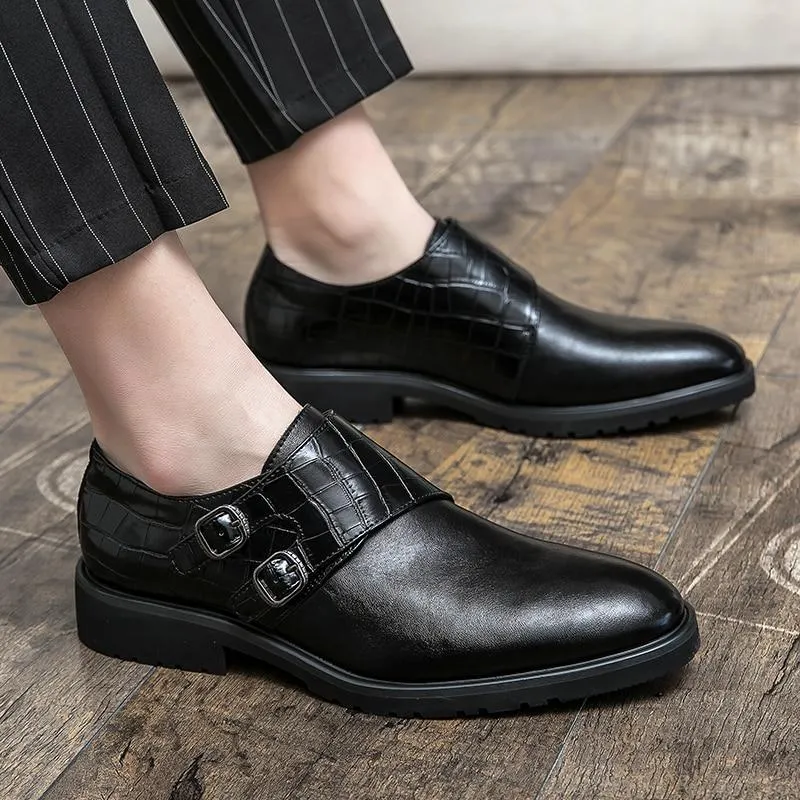 Buckle Strap Men Shoes