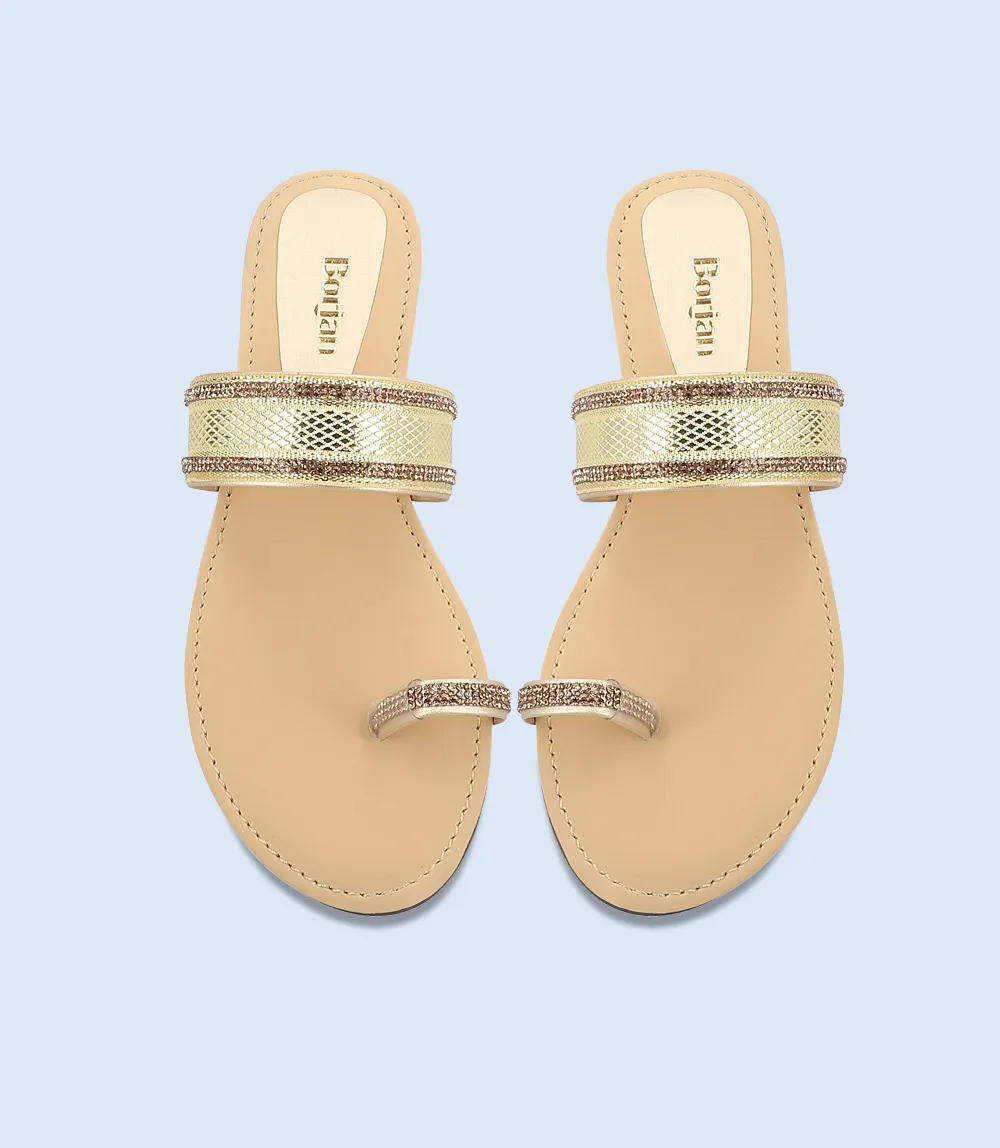 BW7493-GOLDEN-Women Casual Slipper