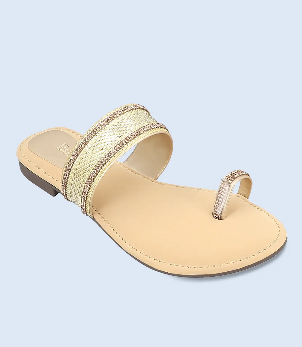 BW7493-GOLDEN-Women Casual Slipper