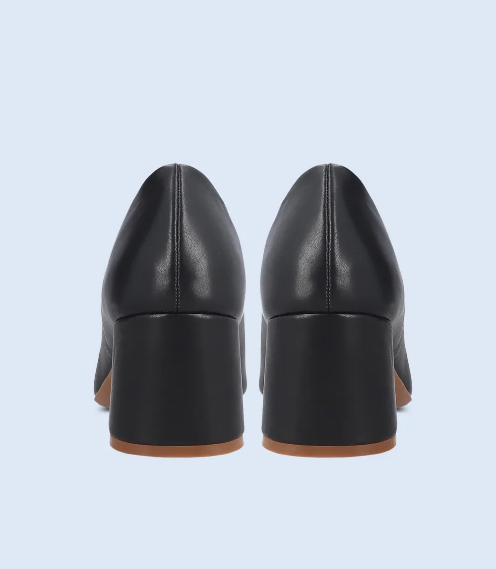 BW8620-BLACK-Women Casual Court Shoes