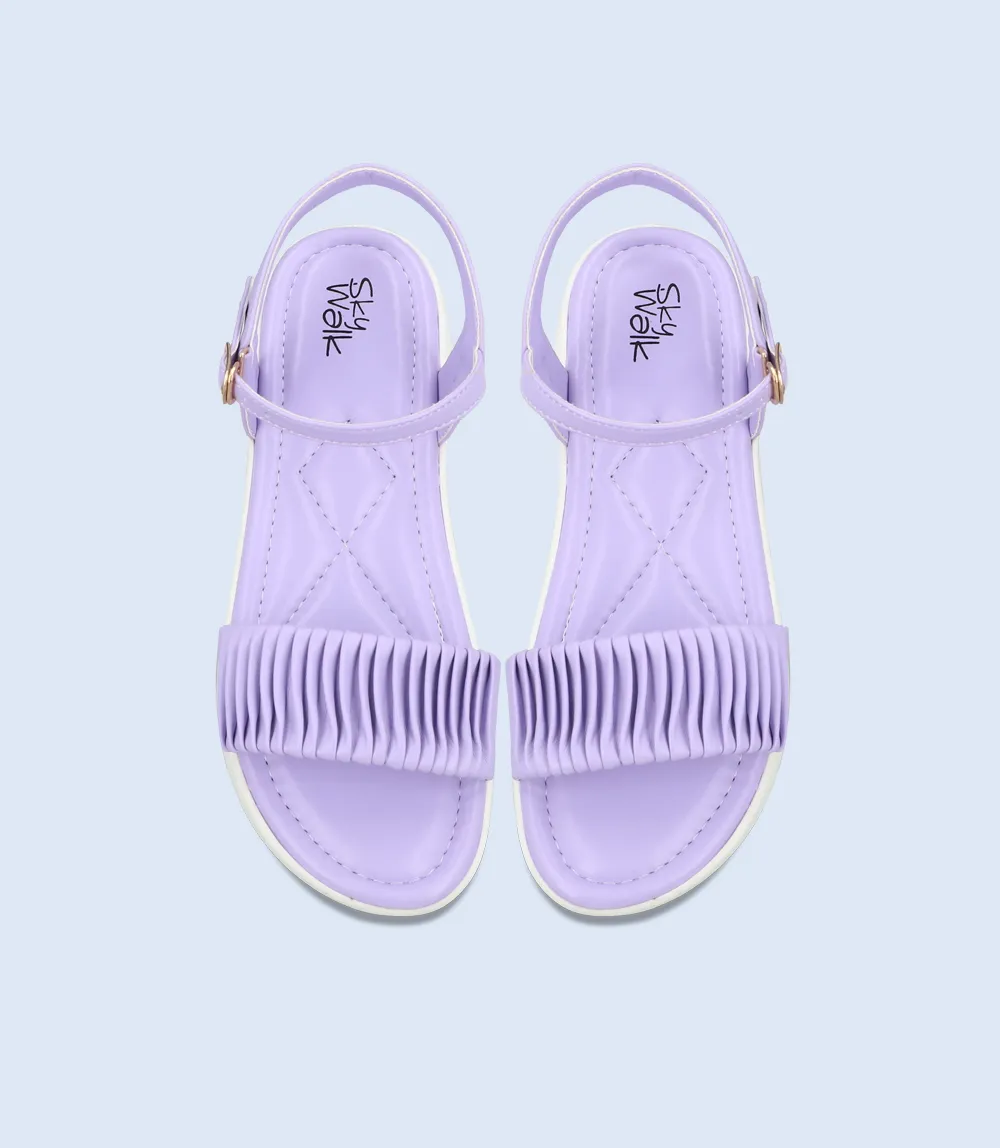 BW9629-LILAC-Women Comfort Sandal