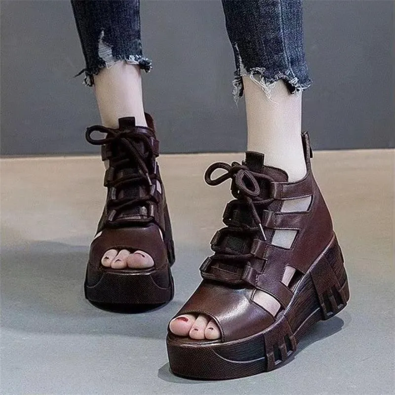 Casual Ankle Wedge Sandal Shoes