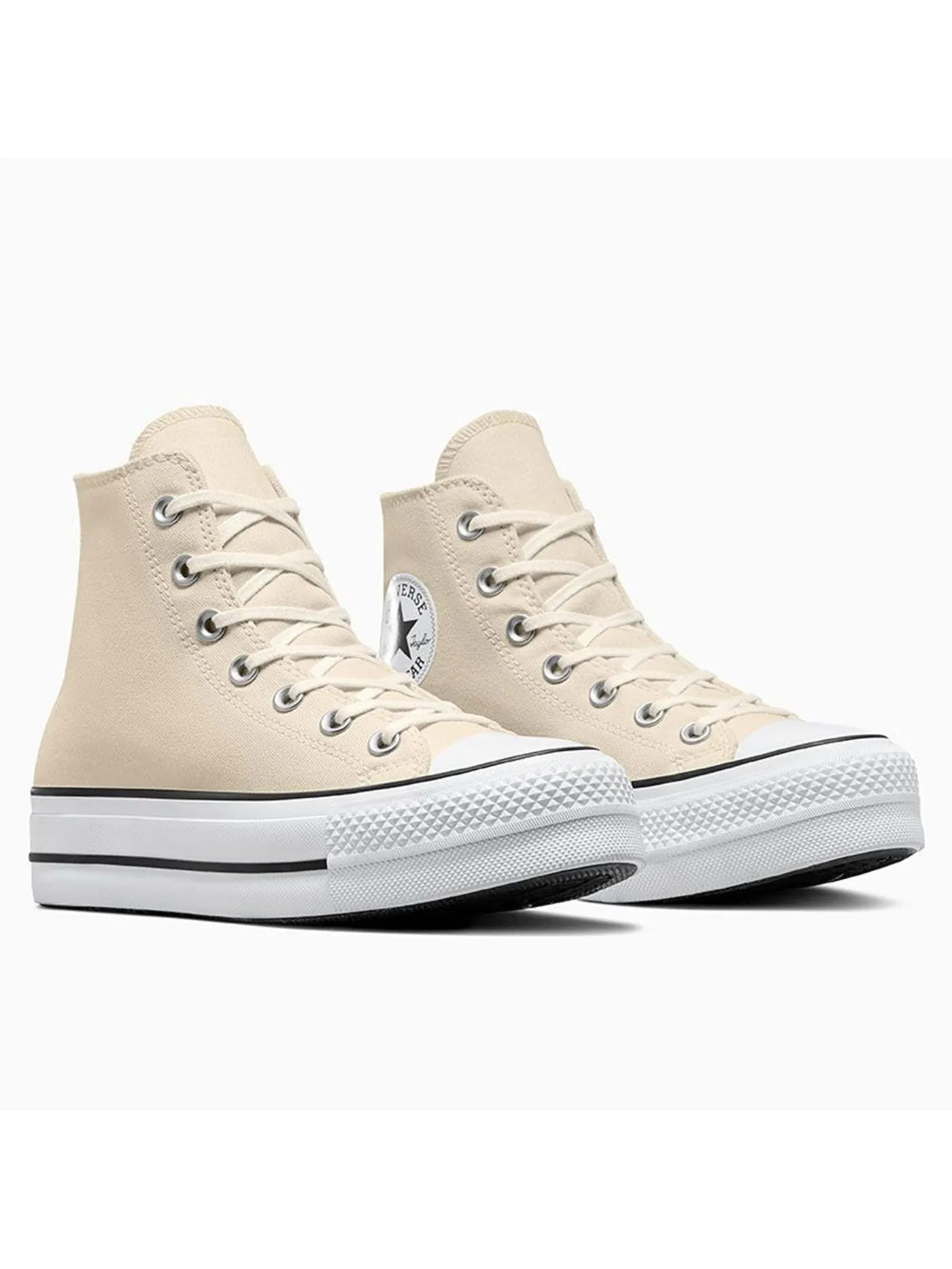 Chuck Taylor All Star Lift Platform Hi Natural Ivory/White/Black Shoes