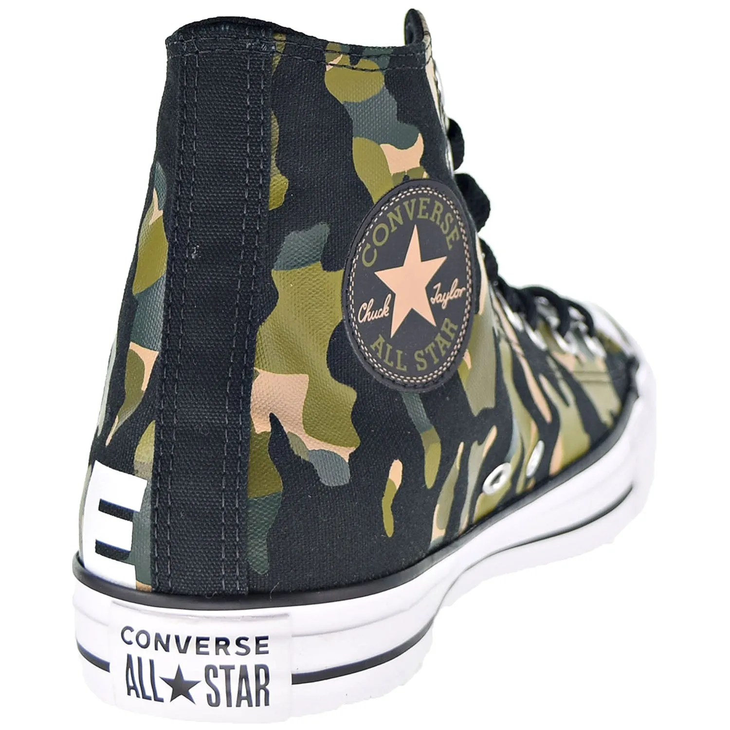 Converse Chuck Taylor All Star Hi Men's Shoes Black-Desert Khaki-Camouflage