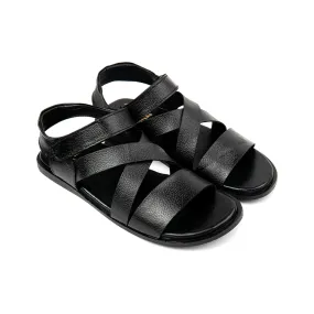 Cross Strap Premium Leather Sandals