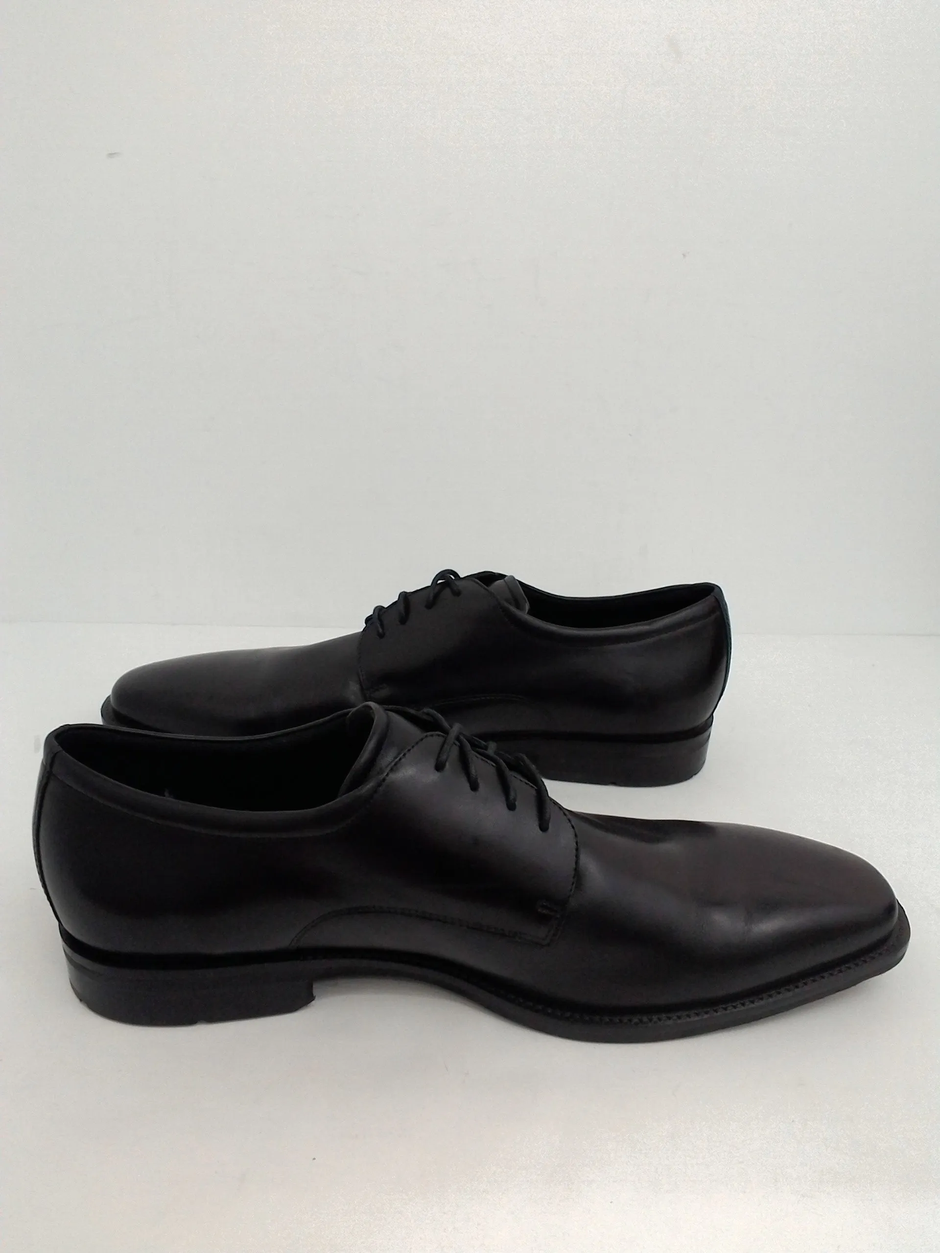 Ecco Men's Black Leather Oxford Size 47