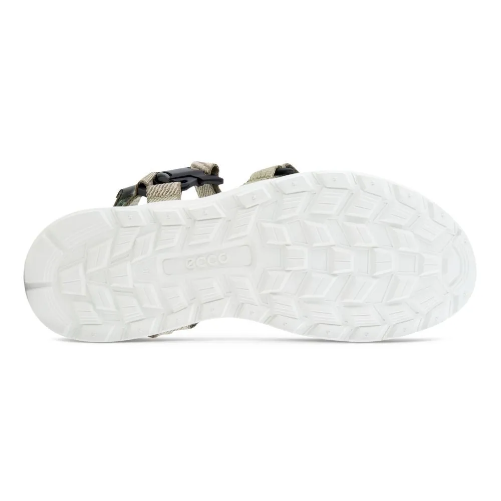 'Ecco' Women's Exowrap Sandal - Sage / Beige / Ice Flower