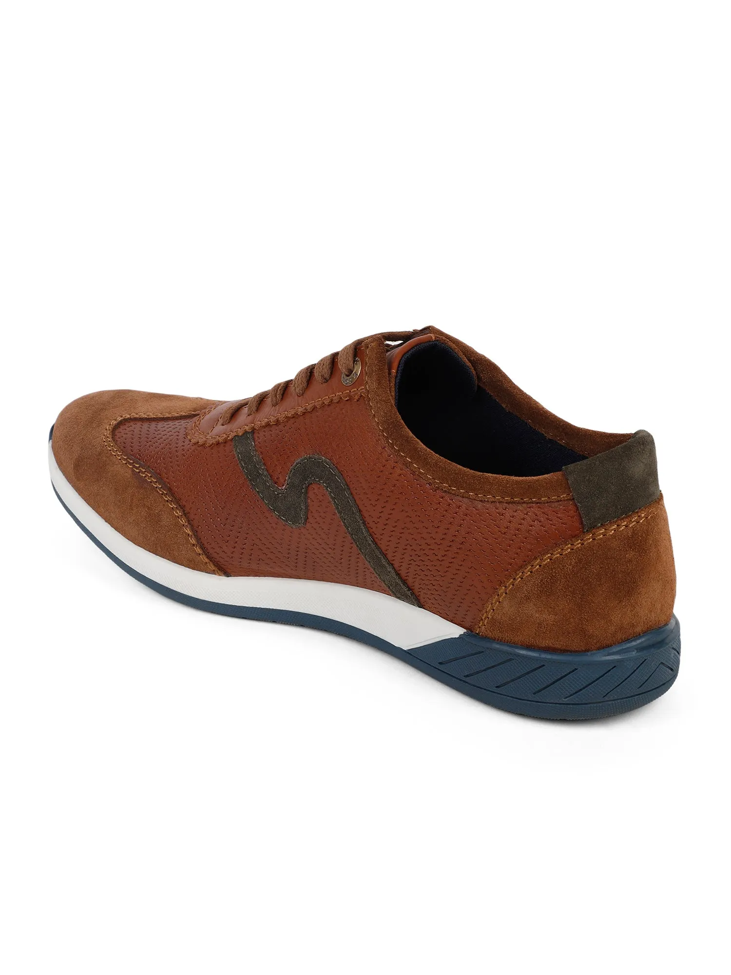 Ezok Men Tan Sneaker Casual Shoes