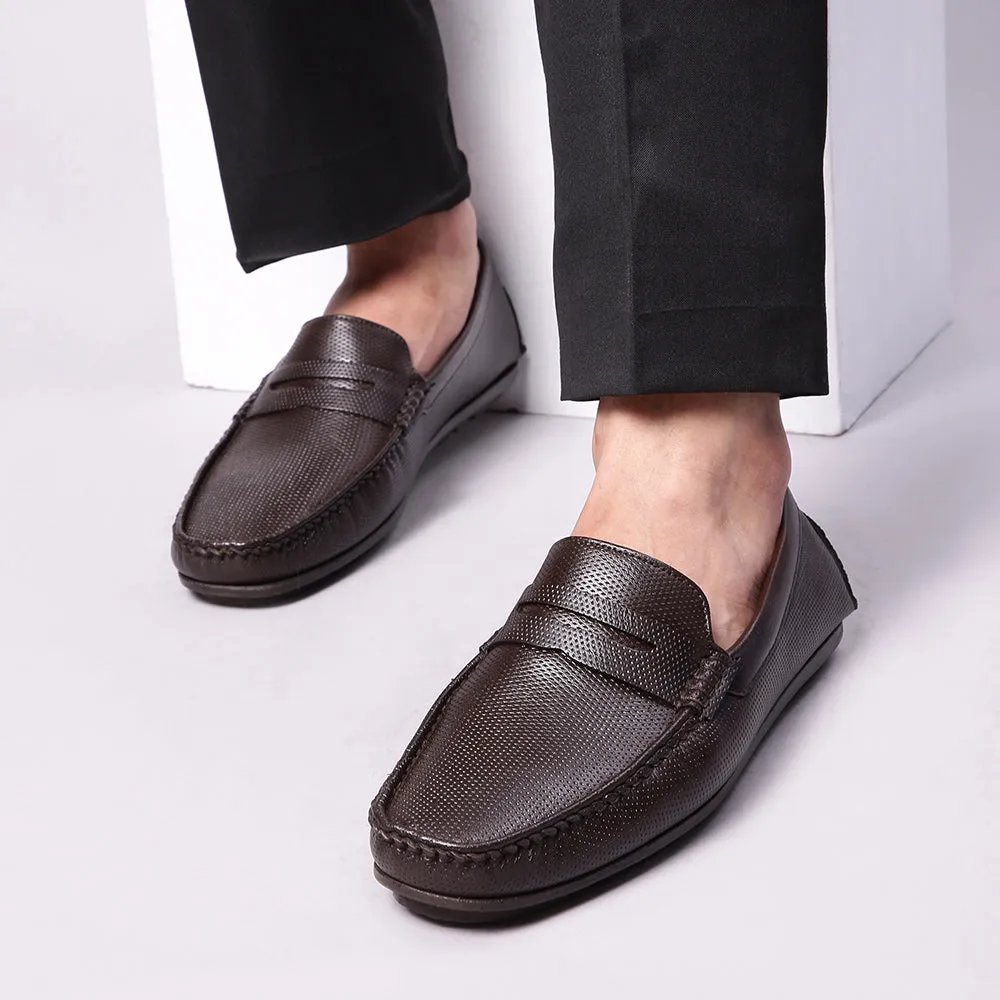 Fortune (BROWN) Casual Loafer Shoes For Men AVN-05 By Liberty