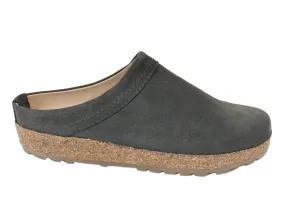 Haflinger Leather Clogs Malmo Graphite