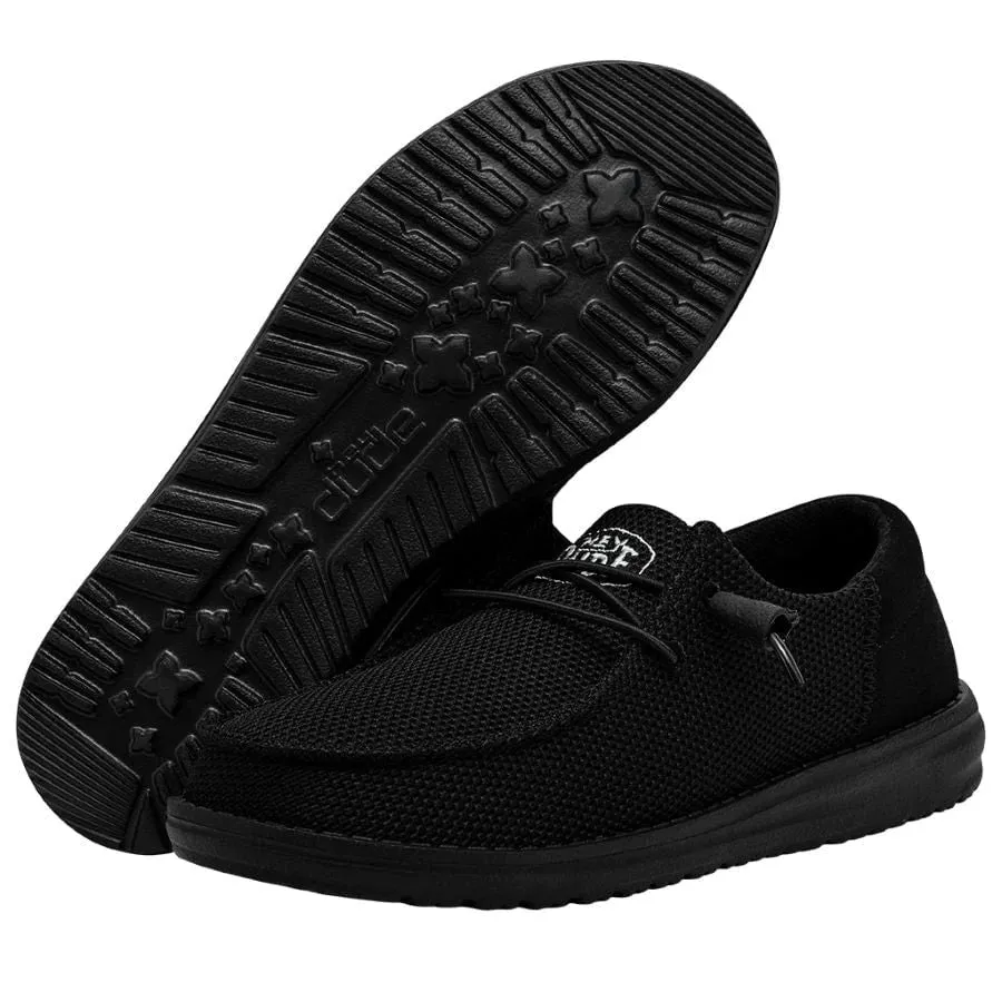 Hey Dude Womens Wendy Funk Mono Slip-On Shoes - Black