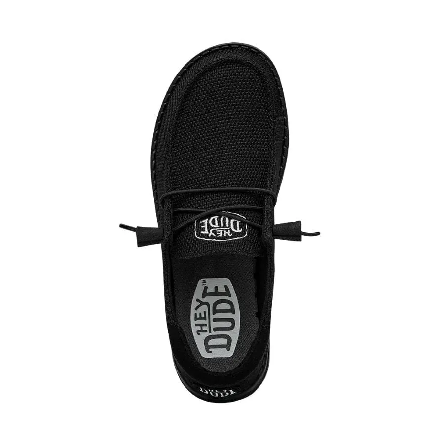 Hey Dude Womens Wendy Funk Mono Slip-On Shoes - Black