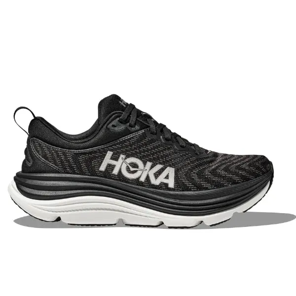 HOKA Men's Gaviota 5 (Medium Width) Black / White