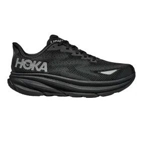 Hoka Women's Clifton 9 Black/Black Gore-Tex