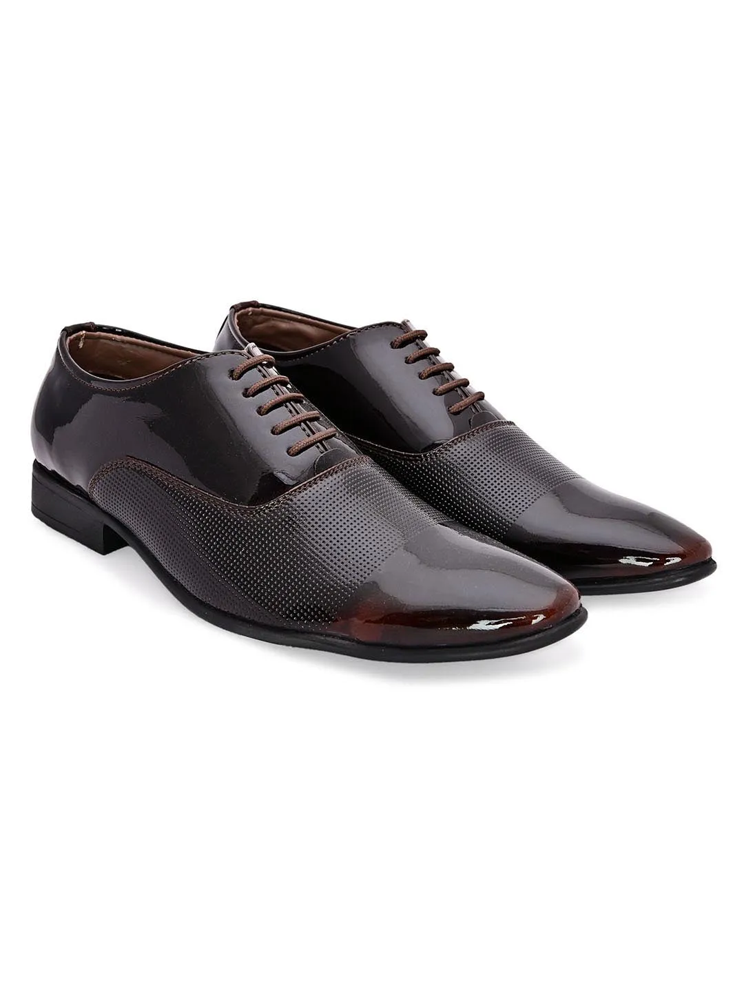 Hyde Brown Patent Formal Shoes