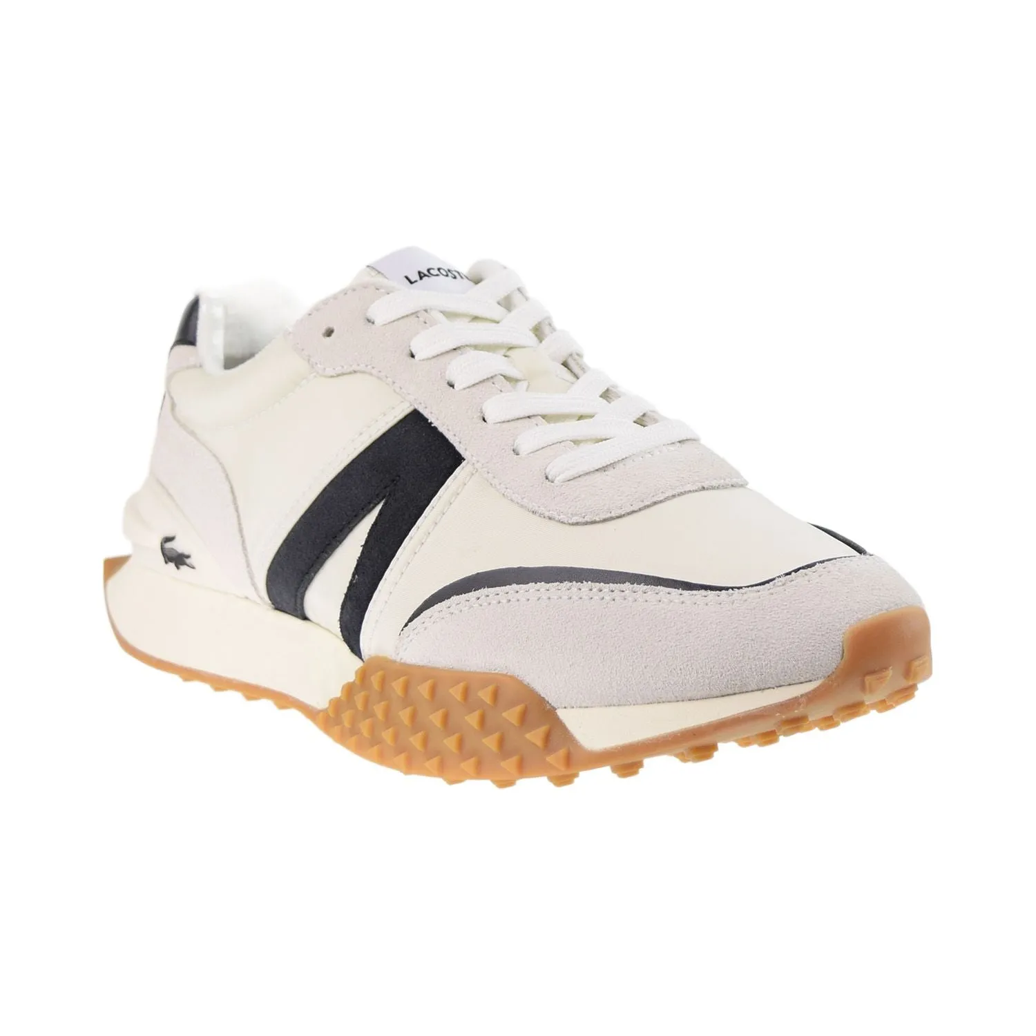 Lacoste Men's L-Spin Deluxe Leather White-Black