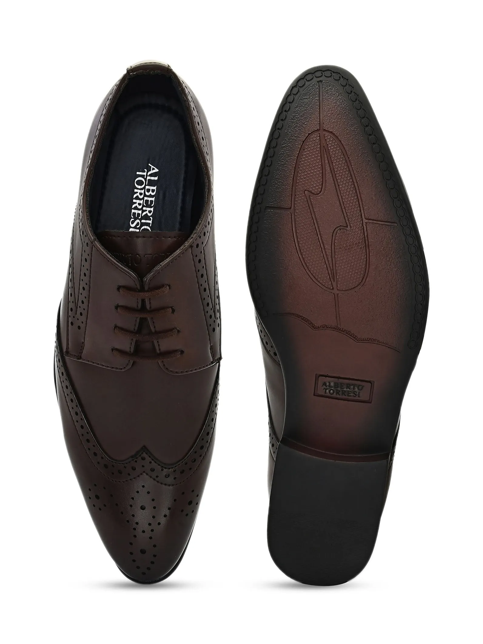 Men Formal Dark Brown Brogues