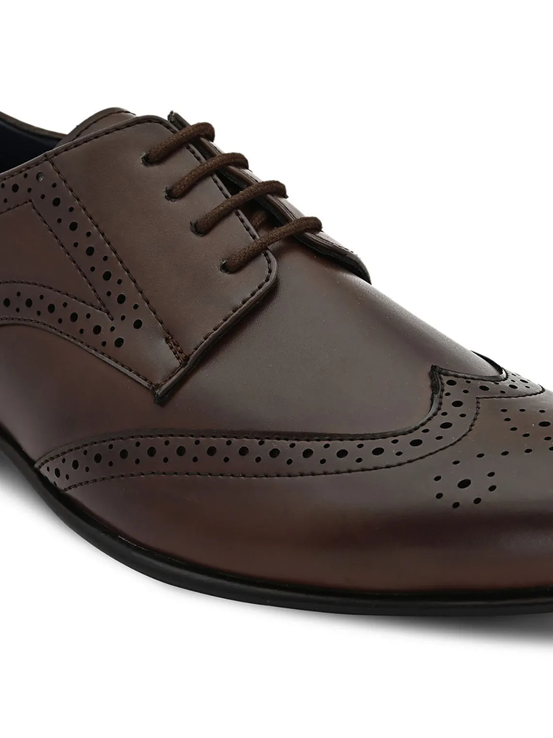 Men Formal Dark Brown Brogues