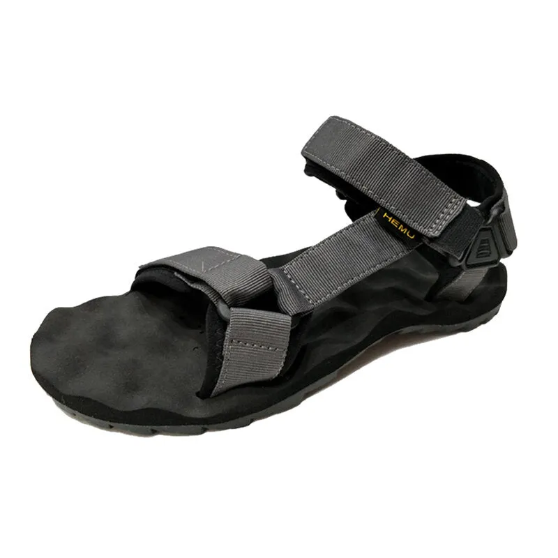 Men Summer Beach Sandals Breathable Non-slip Wear Resistance Outdoor Wading Sandals