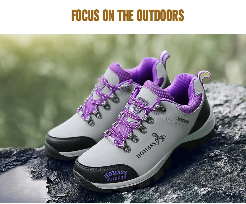 Men Women Hiking Shoes Sports Sneakers Waterproof