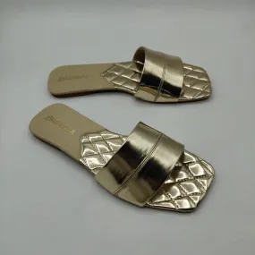 Mesh Stitch Golden Slides A70