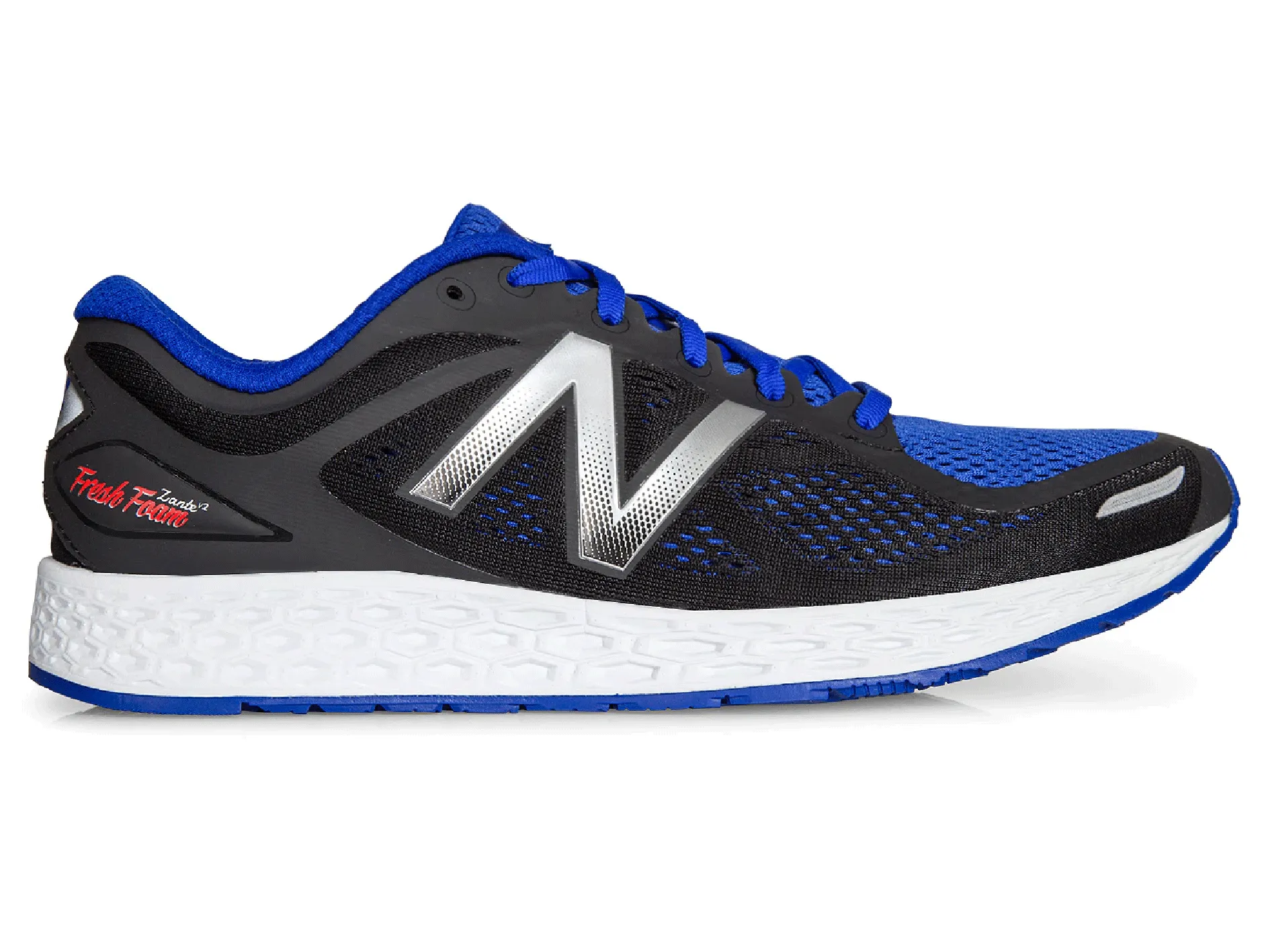 New Balance Mens Fresh Foam Zante V2 Running Shoes - Style MZANTBU2, Lightweight & Cushioned Footwear for Performance and Comfort