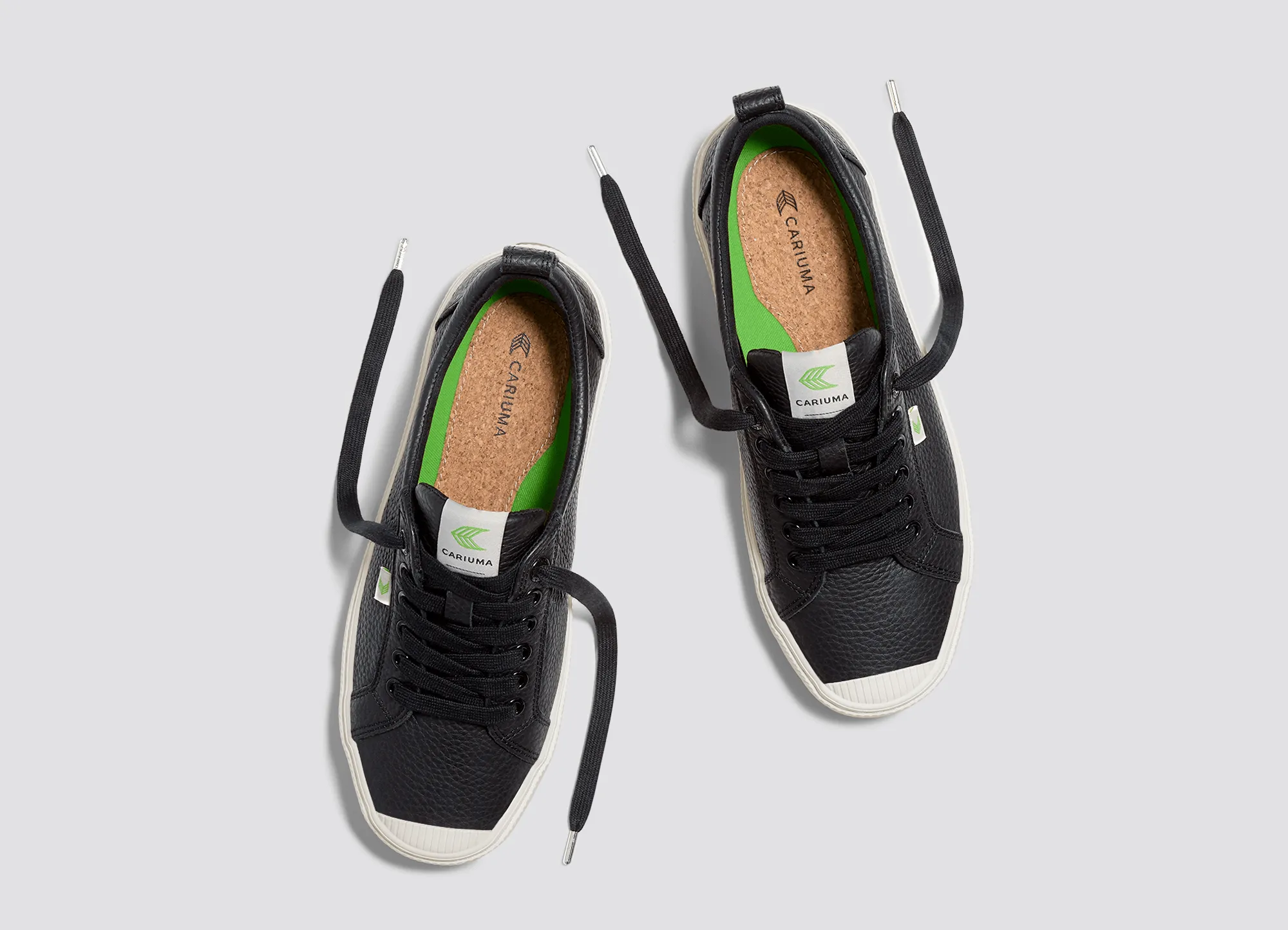 OCA Low Black Premium Leather Sneaker Women