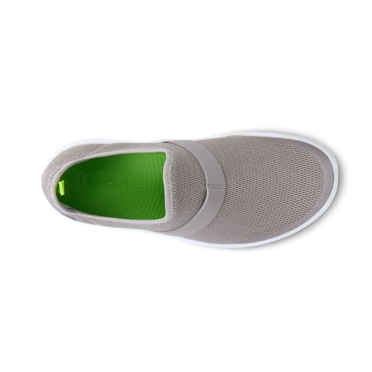 'OOFOS' Women's OOmg Low Slip On - White / Grey