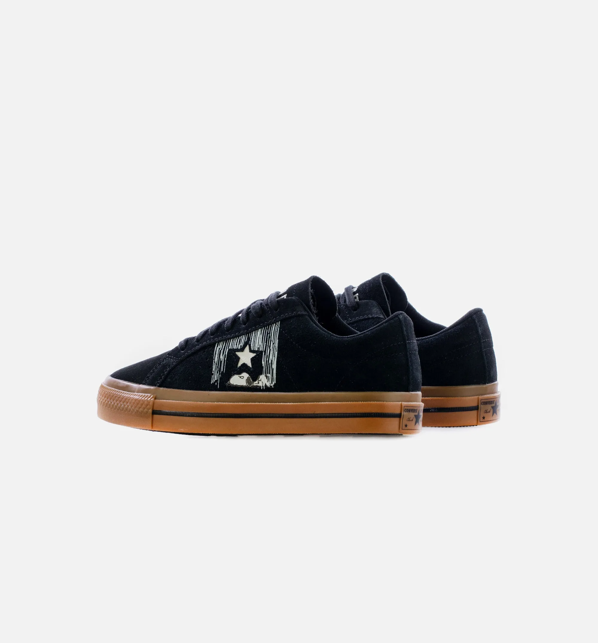 Peanuts One Star Mens Lifestyle Shoe - Black