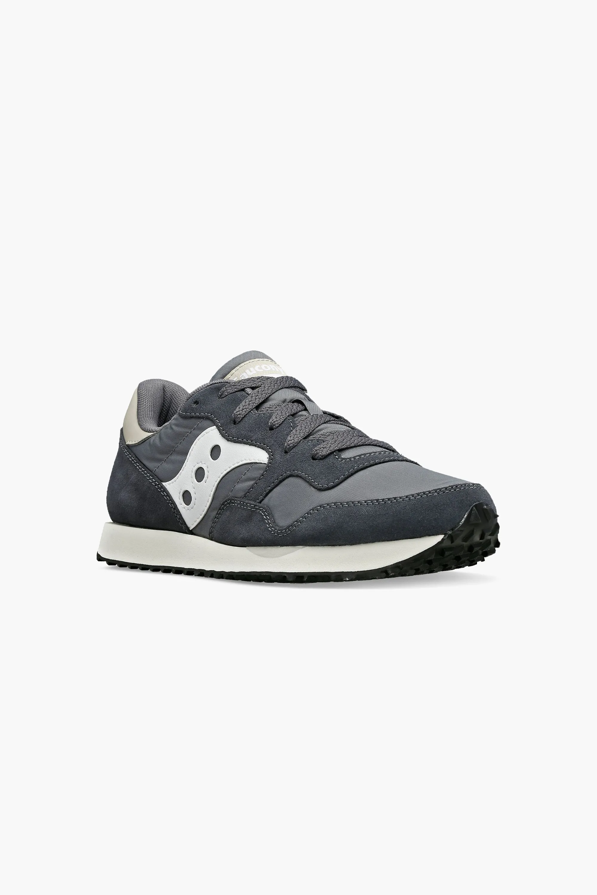 Saucony Women's DXN Trainer in Dark Grey/Beige