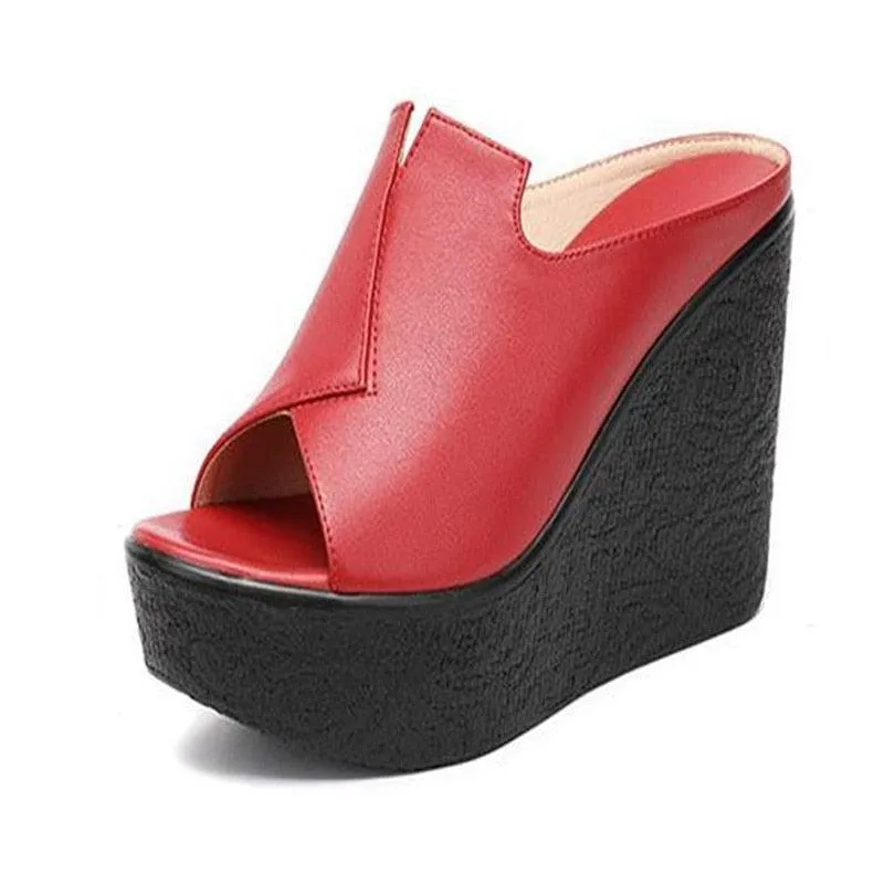 Slip-on Heels Wedge Sandals