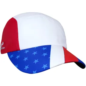 US Stars & Stripes Running Hat